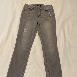 Gray skinny Jean pants